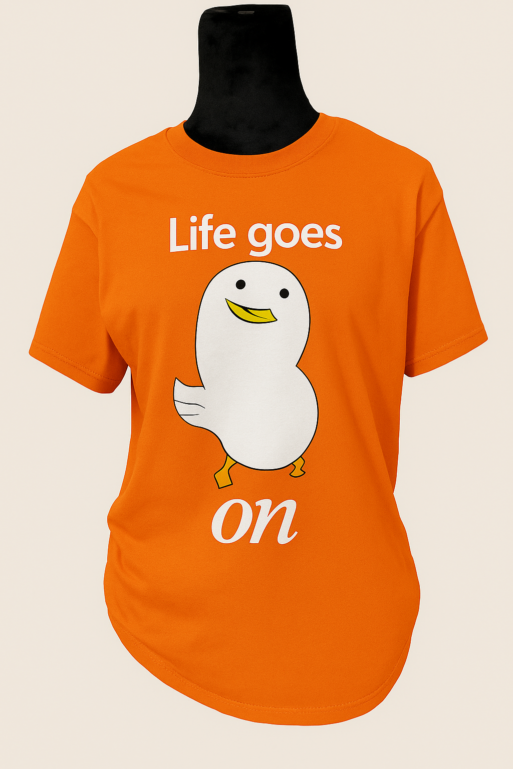duck goes on