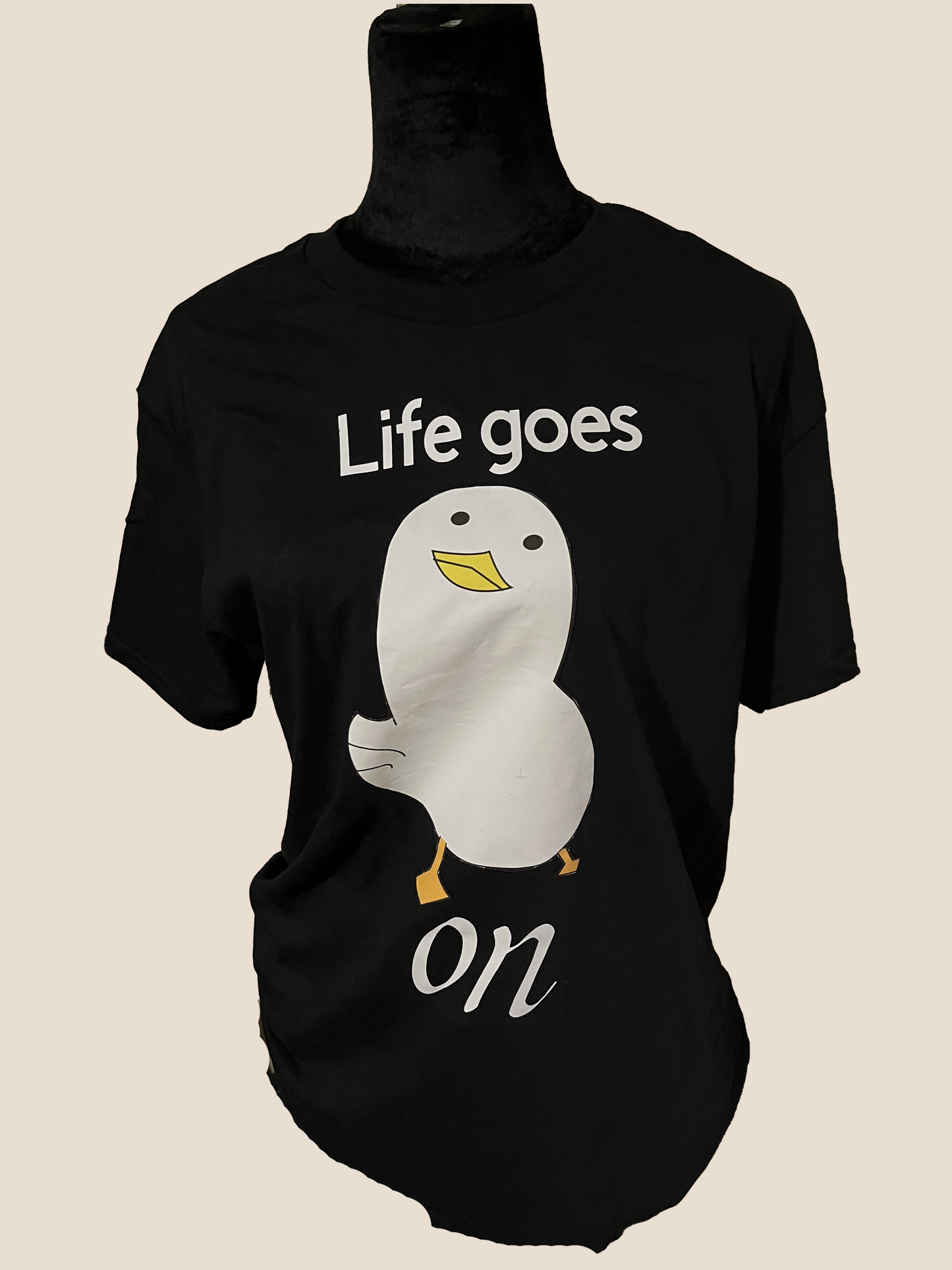 duck goes on