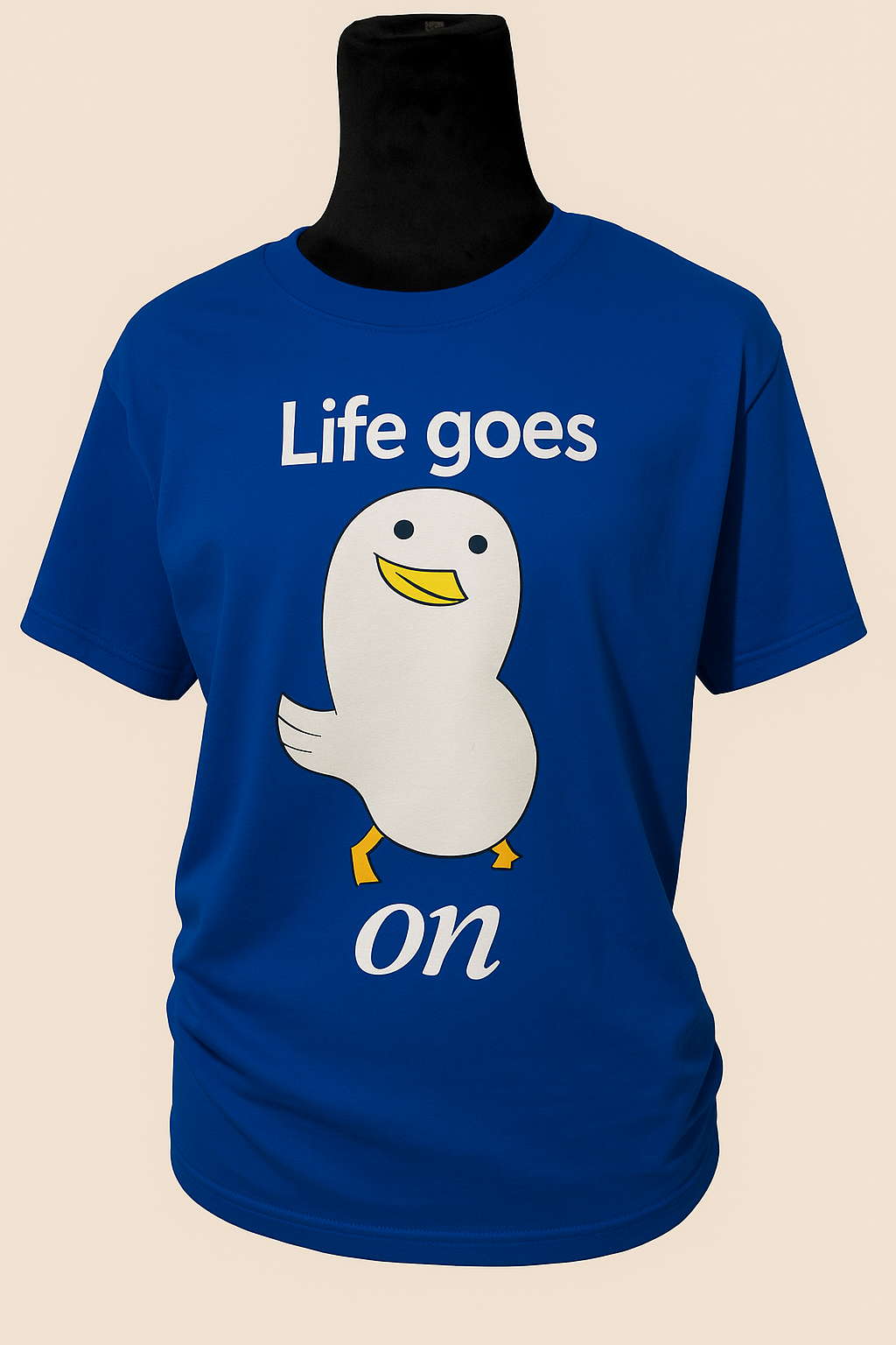 duck goes on