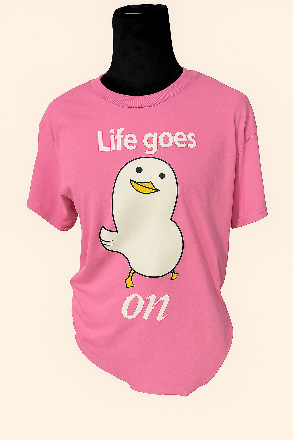 duck goes on