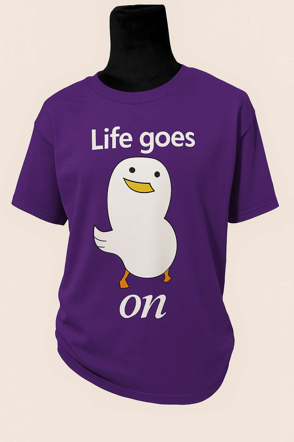 duck goes on